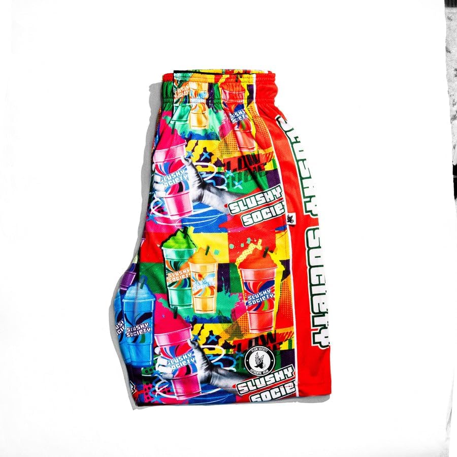 Flow Slushy Society Cake Boys Shorts - Kids Athletic - Basketball - Baseball - Hockey - Football - Lacrosse - Multi - Image 2