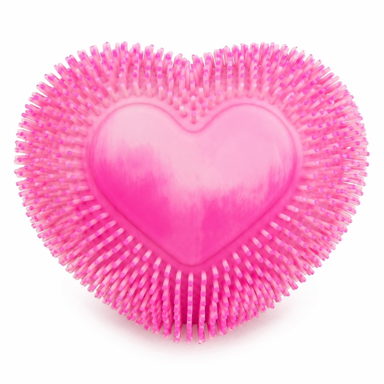 7 Inch Squishy Heart Stress Ball Toy – Soft Squeeze Sensory Fidget Toy for Kids & Adults, Spiky Tactile Heart, Anxiety Relief, Assorted Colours, 1 Pack HTUK