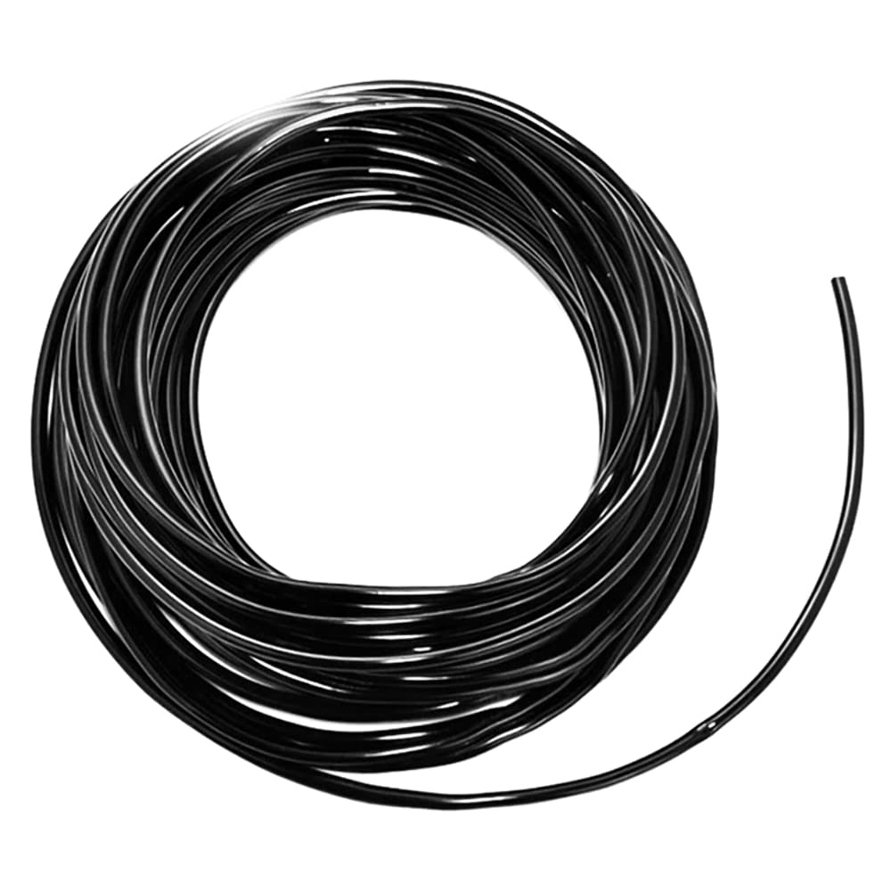 Soladirect Black Micro Irrigation Pipe Tube Hose 4 Mm (Id) / 6 Mm (Od) For Micro Drip Garden Irrigation System (, 0.5 Metres / 1.5 Ft)