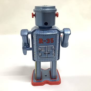 Amazon.co.jp: 復刻版 ブリキ玩具 アンティクロボット R-35