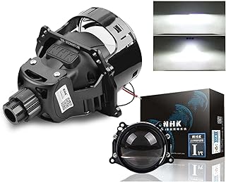 YUFANYA 3.0inch NHK Bi led Projector Lens with Dual Refle...
