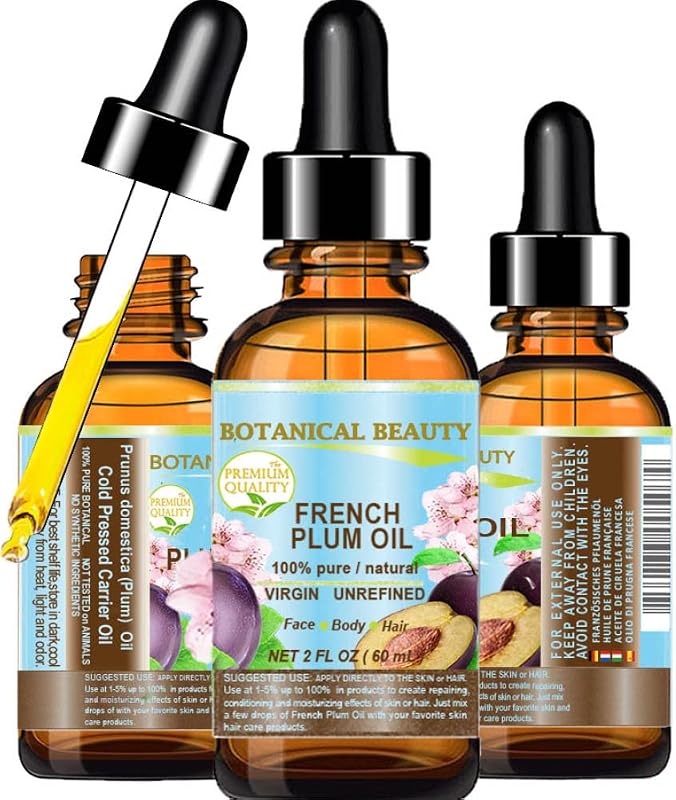 Óleo de caroço de ameixa Botanical Beauty 60 mL