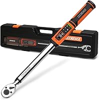 Vista 8 de Llave dinamométrica digital, llave dinamométrica electrónica de accionamiento de 3/8 con valor preestablecido (1.5-99.5 pies-libras/2-135 Nm)