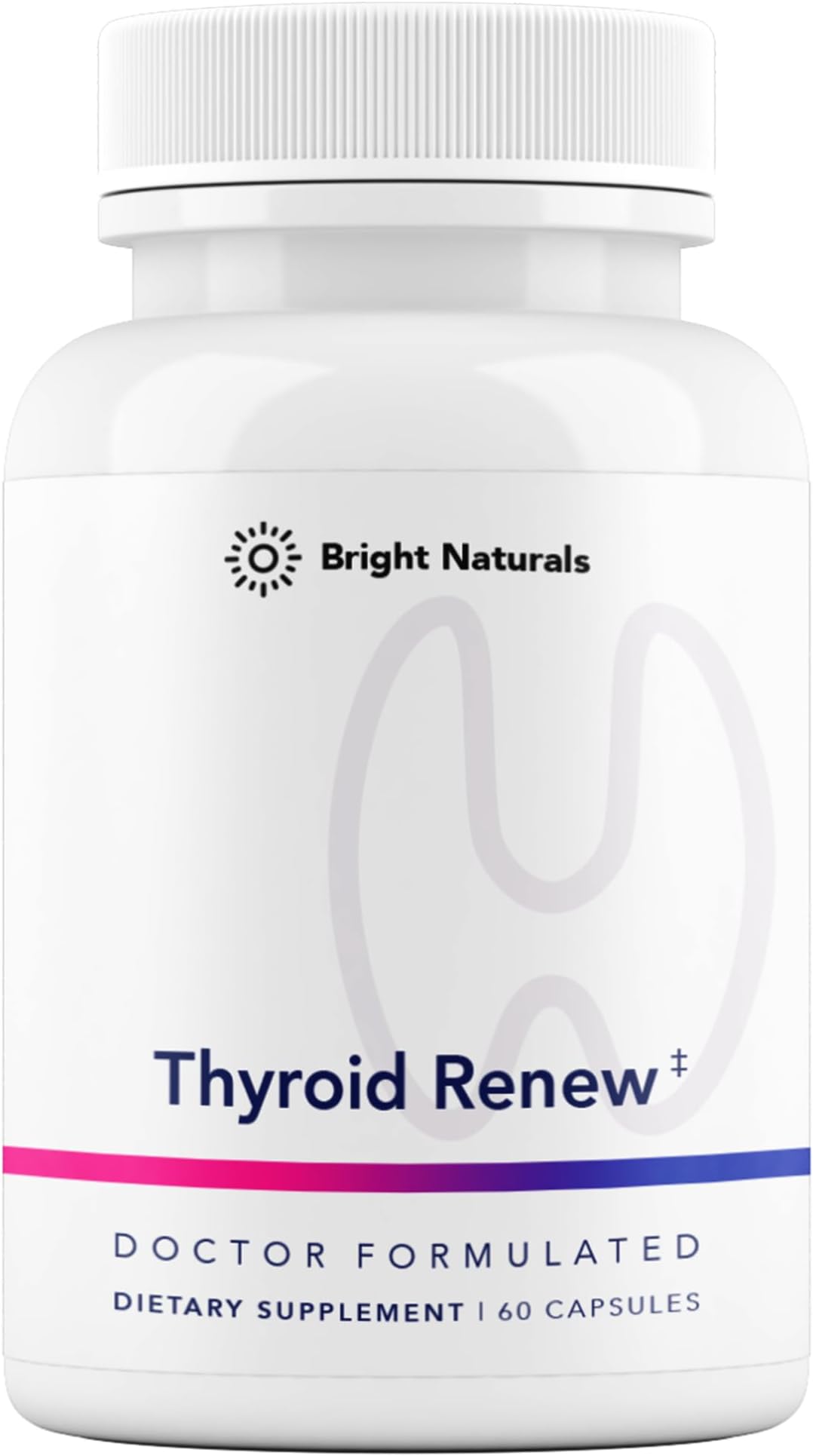 Thyroid Renew Supplement - Thyroid Support for Women with Zinc, Selenium, Copper, Ashwagandha & L-Tyrosine - 60 Capsules