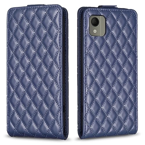 �X�}�z�P�[�X �Ή��@�� for Nokia C110 �J�[�h�|�P�b�g�t���b�v�X�^���h�}�O�l�b�g���ߋ� Blue