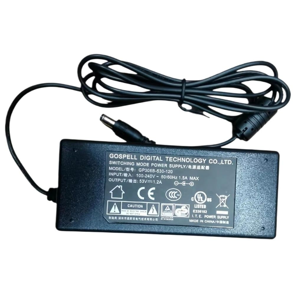 Cargador 53V 1.2A elimina los reinicios inesperados en su switch de red PoE