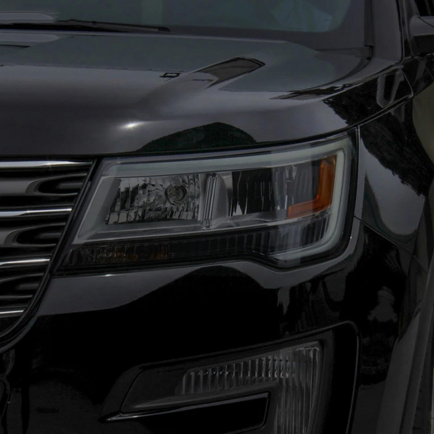 Car Headlight Protective Film Headlamp Restoration Transparent TPU Sticker，for Ford Explorer 2016-On U502 U625 Accessories