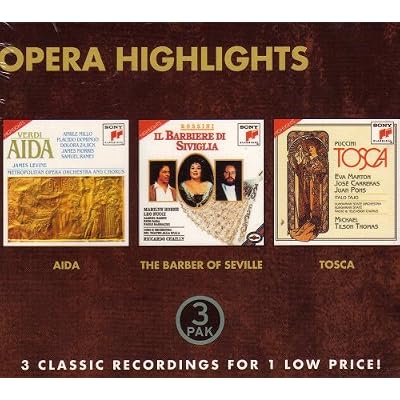 Opera Highlights: Aida / The Barber of Seville / Tosca