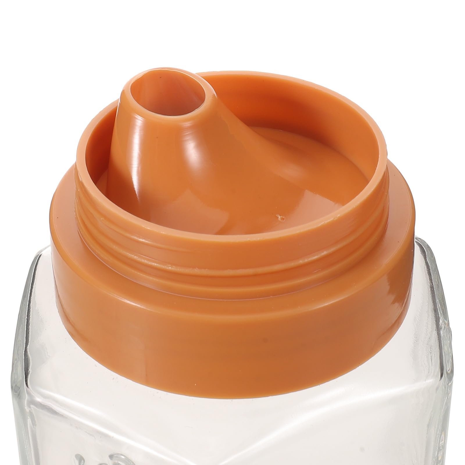 Gatuida 2 envases de vidrio con boquilla antigoteo para miel, botella de