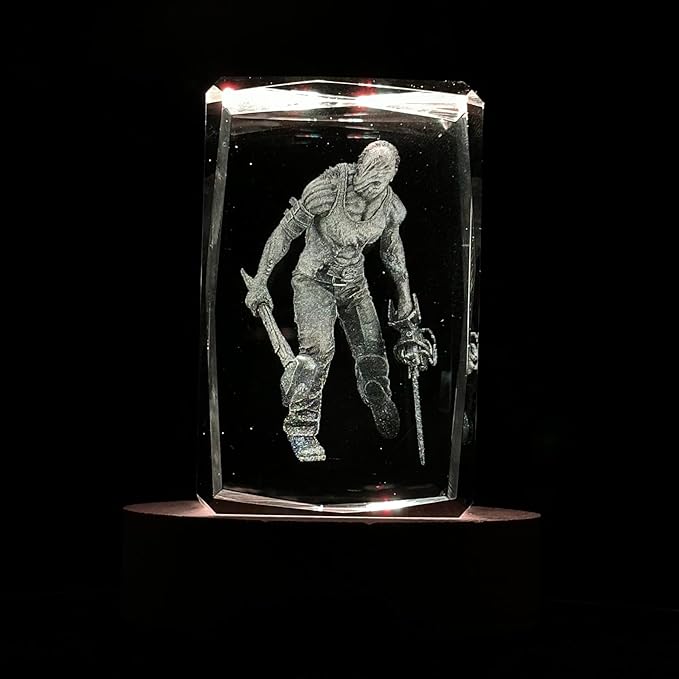 Avsked i samband med Tomb Raider-producenten 7 61S7HKmYesL. AC SX679 Dead by Daylight 3D Crystal Figures - Killer Hillbilly - RGBW 16 Colorful LED Lighting Stand with Laser Engraved Crystal Figure. Dead by Daylight Merch, Goods, DBD Figure