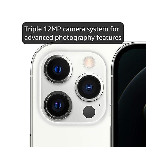 Amazon.com: Apple iPhone 12 Pro Max (128GB, Silver) [Locked] +