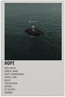 NF Hope-Album, wasserfest, Wandkunst-Poster, wasserdicht, Heimdruck, feuchtigkeitsbeständig, einfach zu installieren und lichtbeständig, ungerahmt, 30 x 45 cm