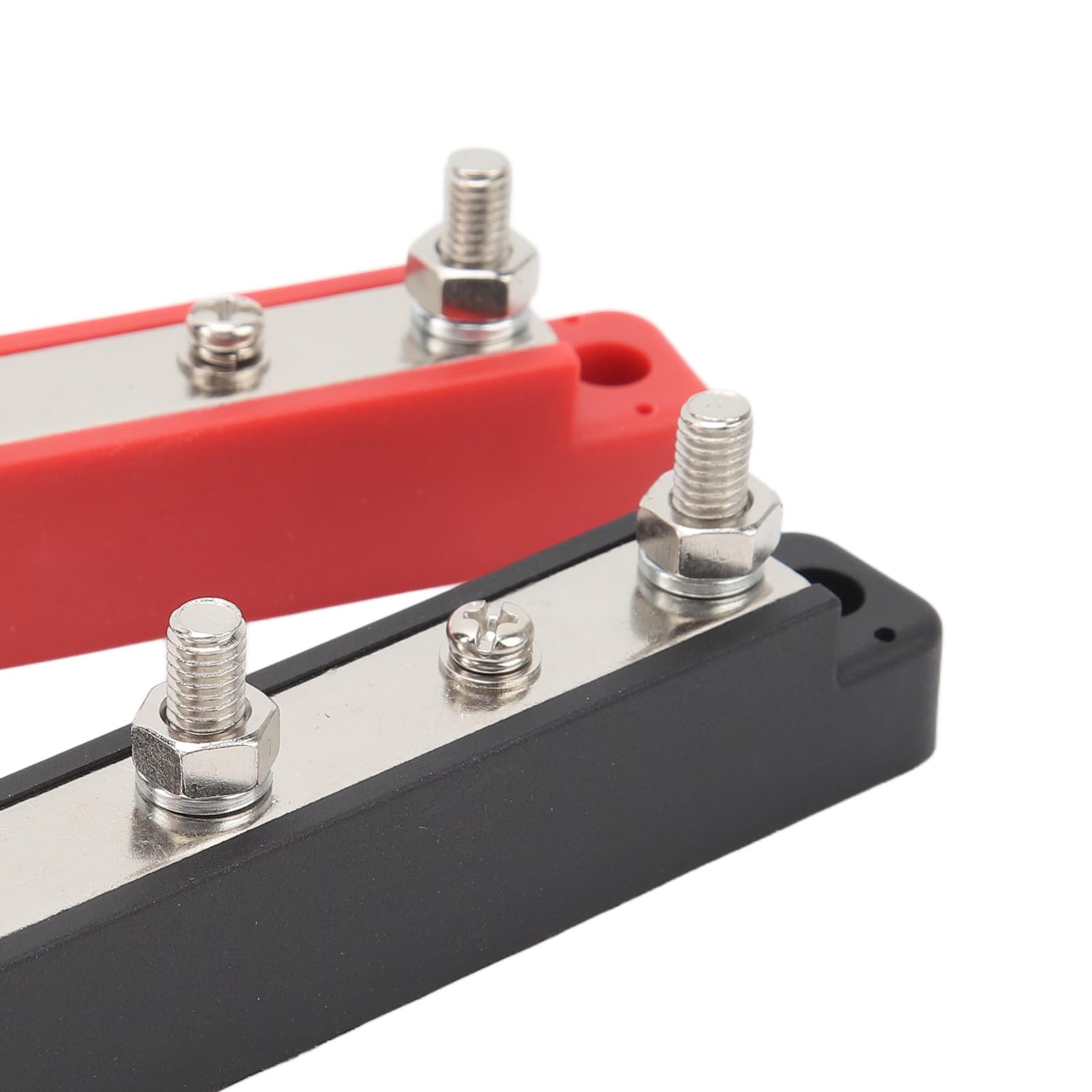 1 coppia 150A Bus Bar DC12V a 48 V Blocco di distribuzione dell'alimentazione 3X M6 Borchie Morsettiera per Auto Barca Marine Caravan RV (Senza terminale)