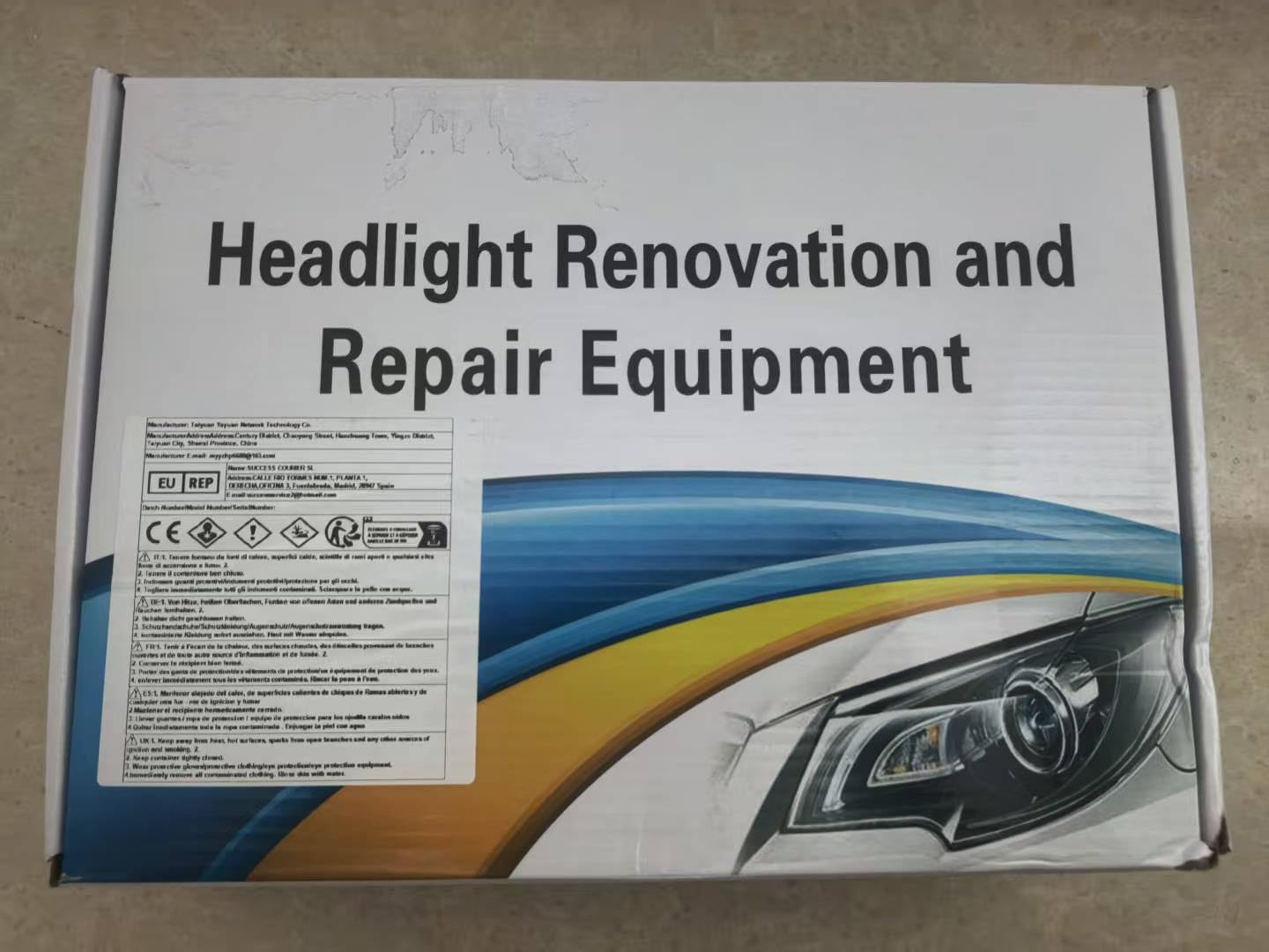 Kit de Pulido para Faros de Coche - Restauración Profesional de Faros - Haz Que Tus Faros Brillen como Nuevos