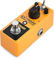 Vista 6 de Donner - Pedal de guitarra de distorsión, efecto de distorsión turbo analógico Extreme Driver, 3 modos, bypass real