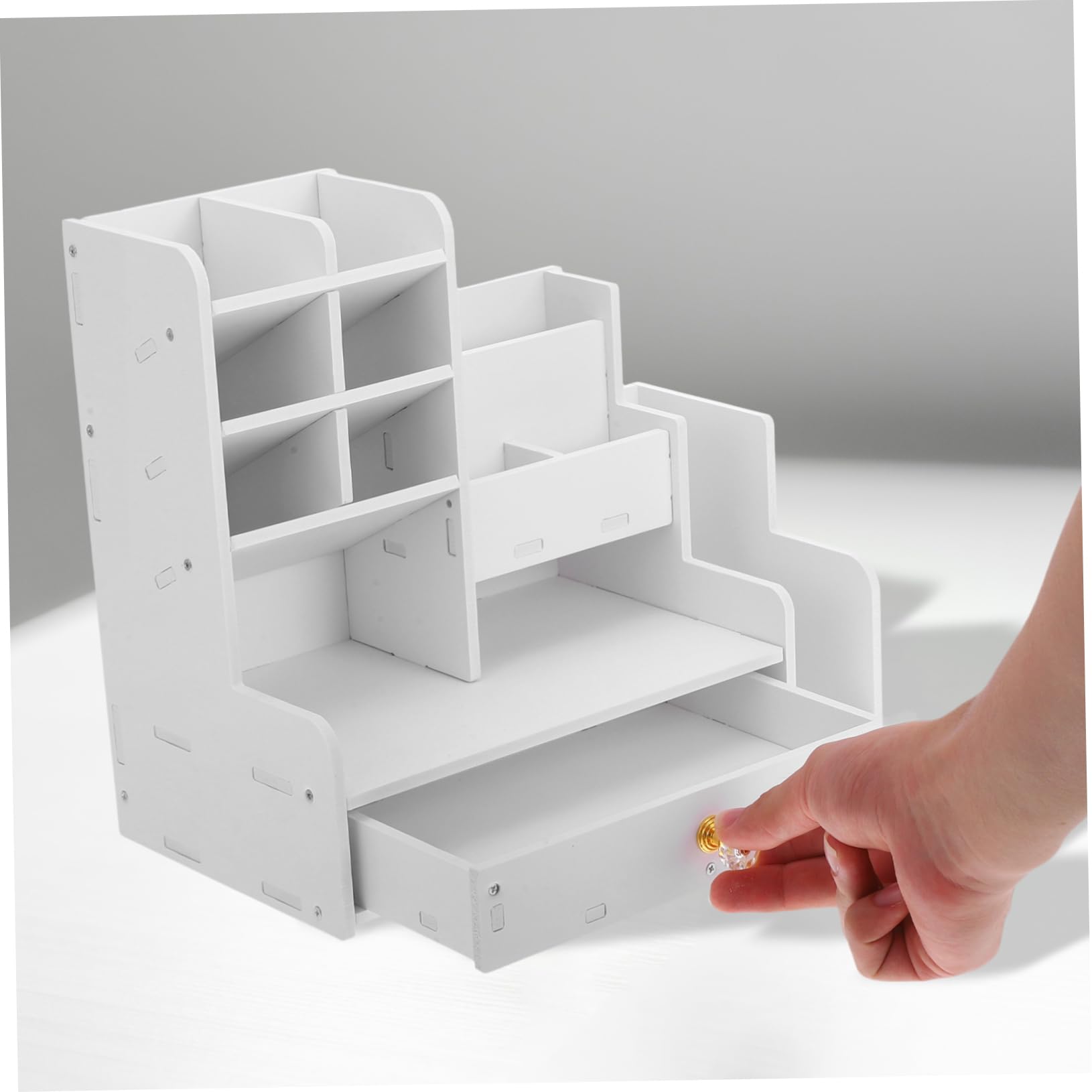 DOITOOL Portapenne Da Tavolo Organizzatore Per Pennarelli Design Inclinato Multiscomparto Per Articoli Di Cancelleria Ripiano Portaoggetti Per Realizzato Per Durata