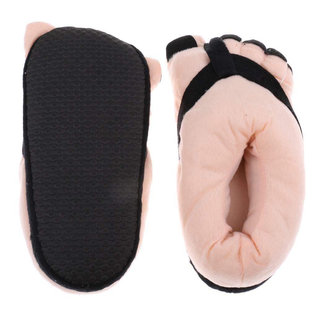 ELECTROPRIMEFunny Winter Indoor Toe Big Feet Warm Soft Plush Slippers Gift Adult Slipper