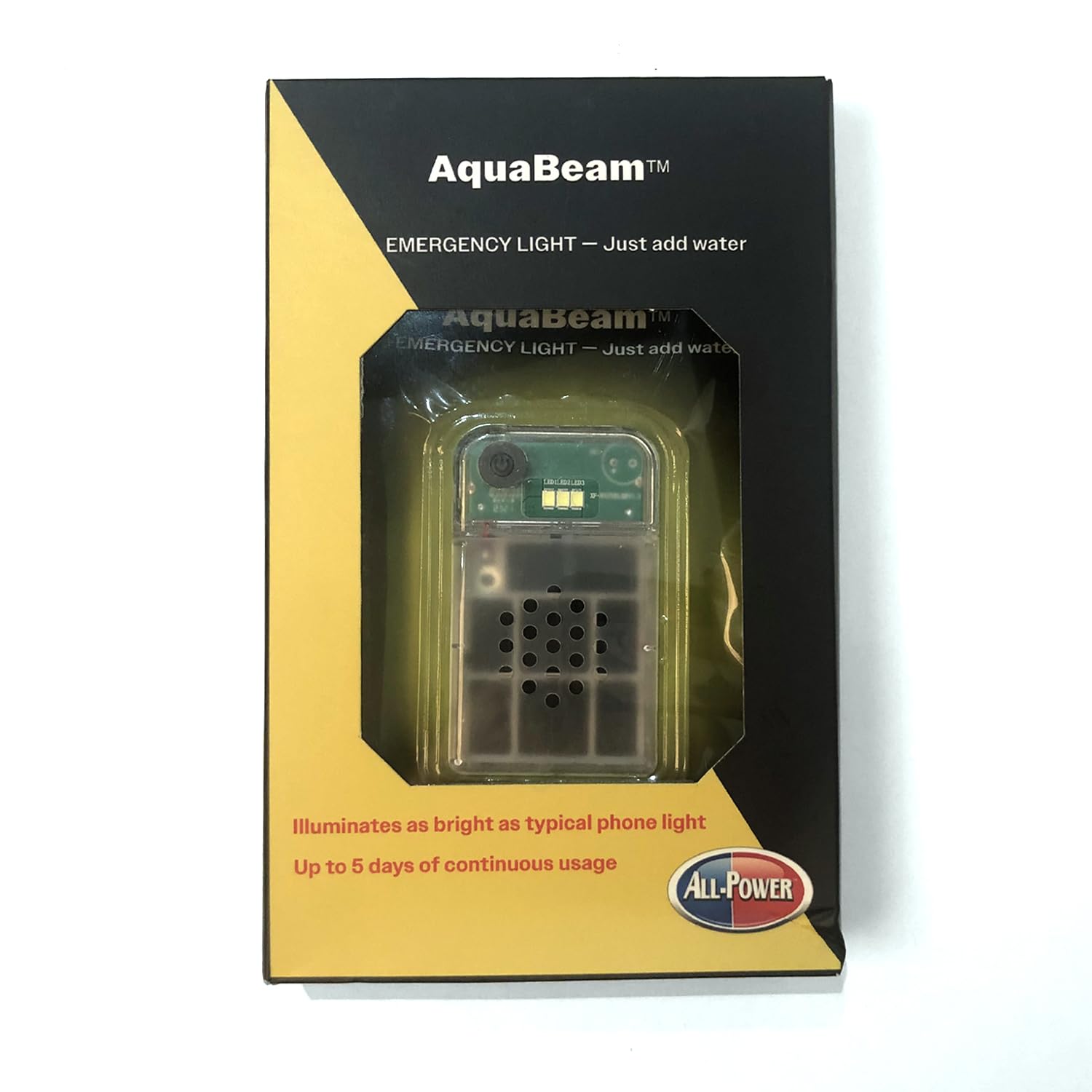 All Power Aquabeam - Emergency Light, Up-to 5 Days, 3-LEDs