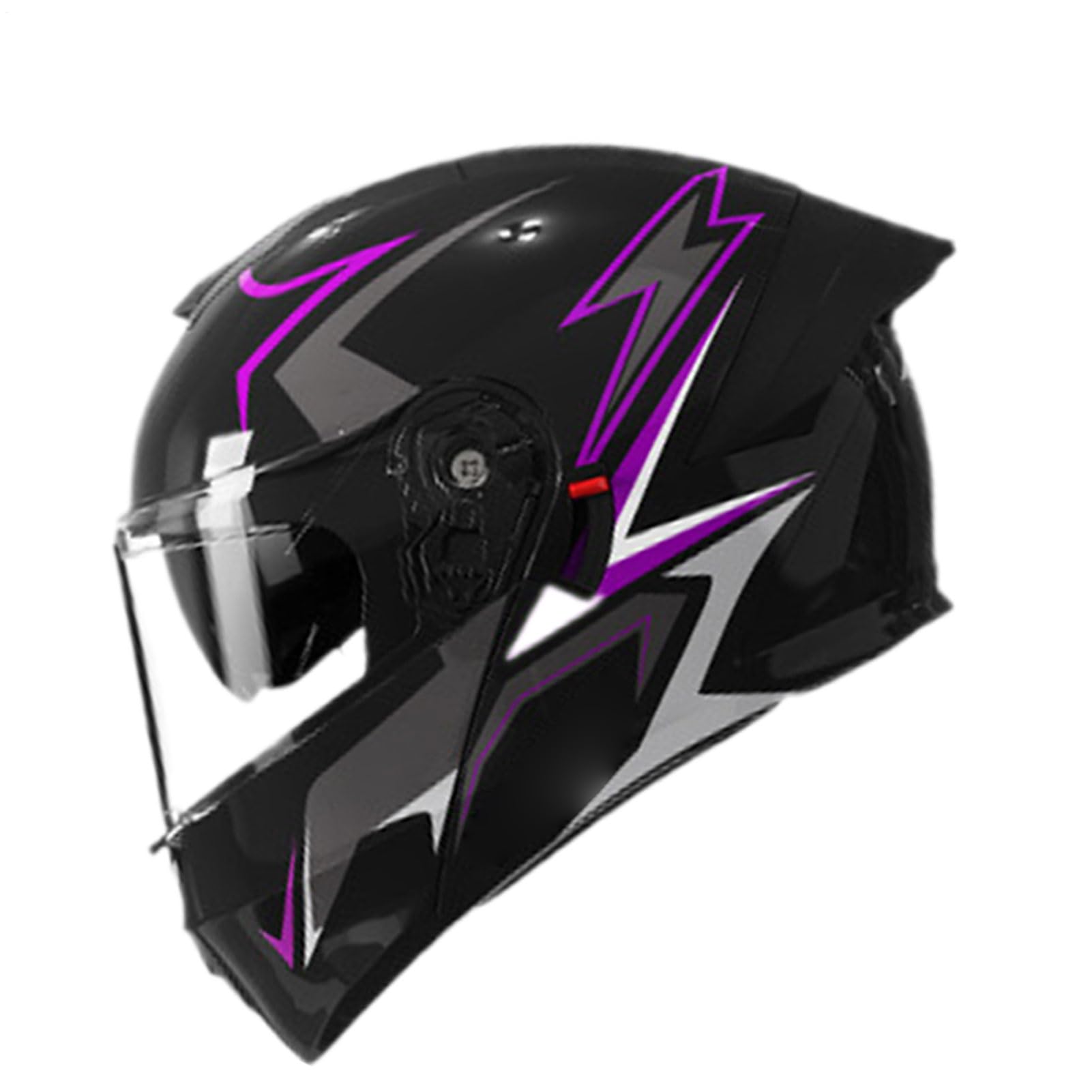 Casco de motocicleta grande, casco de cara completa, casco de doble visera, equipo de protección aerodinámico, cómodo equipo de seguridad compacto para hombres, montar en bicicleta deportiva
