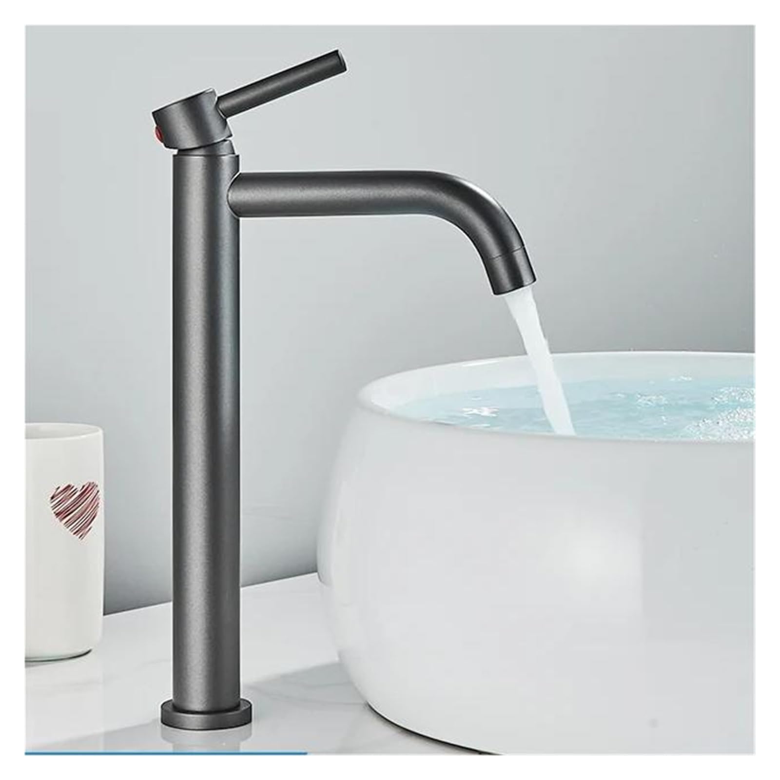 Robinet de grue de lavabo haut pour éliminer les éclaboussures de votre vasque