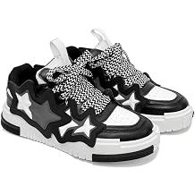 Star Shoes Cute Shoes Y2k Sneakers Chunky Sneakers for Women Anti-Slip Comfort Travel Outdoor Sport US 5.5-9.5