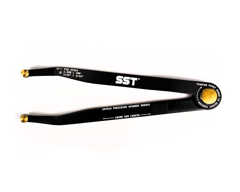 Chave de Boca Ajustável de Precisão Stupid Simple Tools SST014 com 12 Pinos de Aço Métricos e Imperiais e Estojo