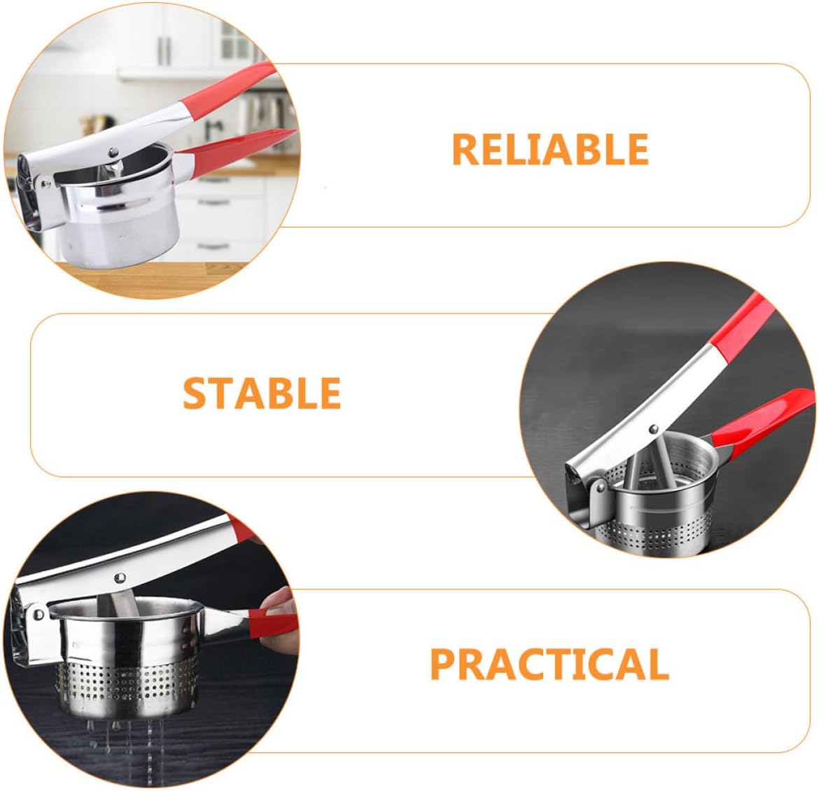 Manual Fruit Juicer Squeezer 9cm Red Hand Press Fruits Juice Extractor Portable Kitchen Tool for Citrus and Vegetable Dehydration