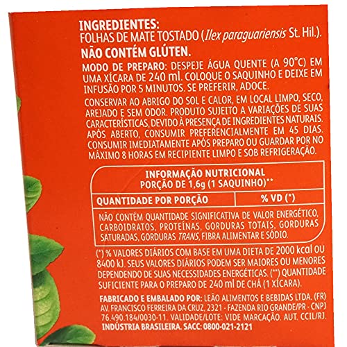 Leão マテ茶 ティーバッグ 25P×4箱 ローストタイプ