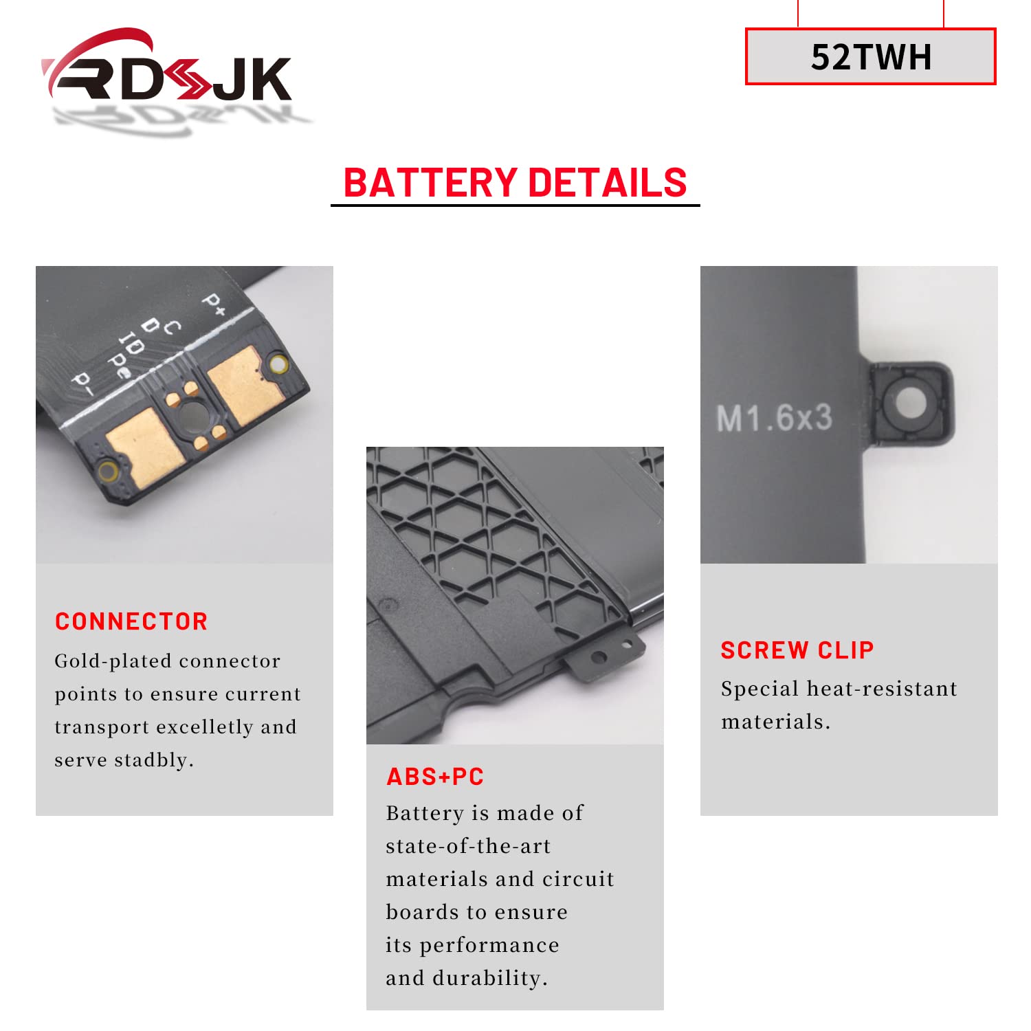 DELL XPS 13 7390 バッテリー良好 ケース付き NEW Genuine Dell XPS 13 7390 2-IN-1 4-cell 51Wh 7.6V Laptop