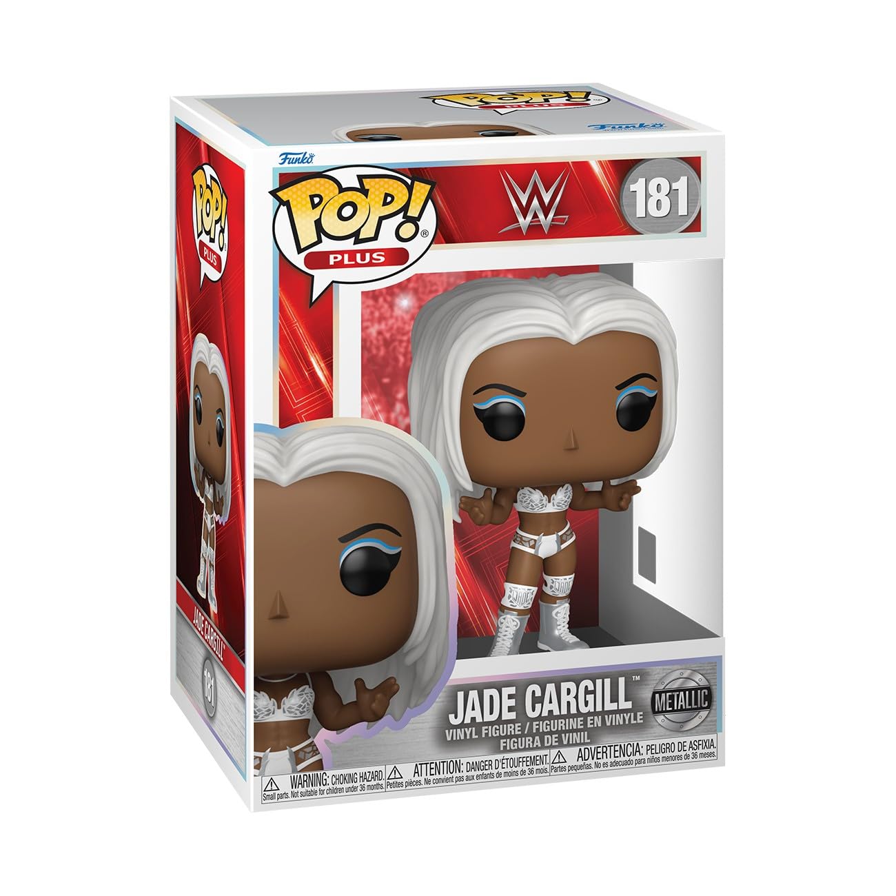 Funko Pop! Plus: WWE - Jade Cargill - Metálico - Figura de vinil