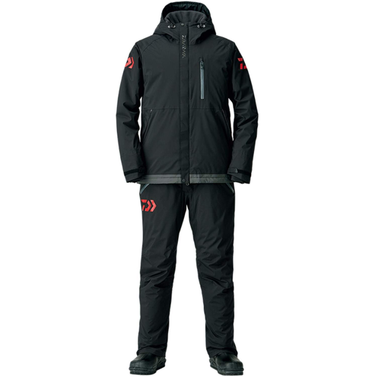 DAIWA ダイワ レインマックス ウィンタースーツ DW-3208　上下　黒 Amazon.co.jp | ダイワ(DAIWA) 防寒ウェア レインマックス® エクストラ