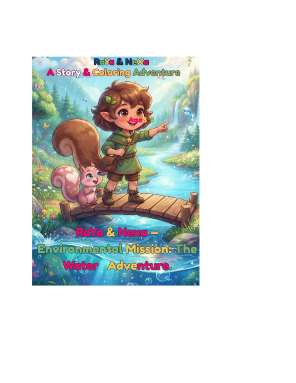 RaYa & Nexa: Environmental Mission Water Adventure: A Kids' Coloring and Activity Book About Saving Water and the Water Cycle (RaYa & Nexa Adventures)