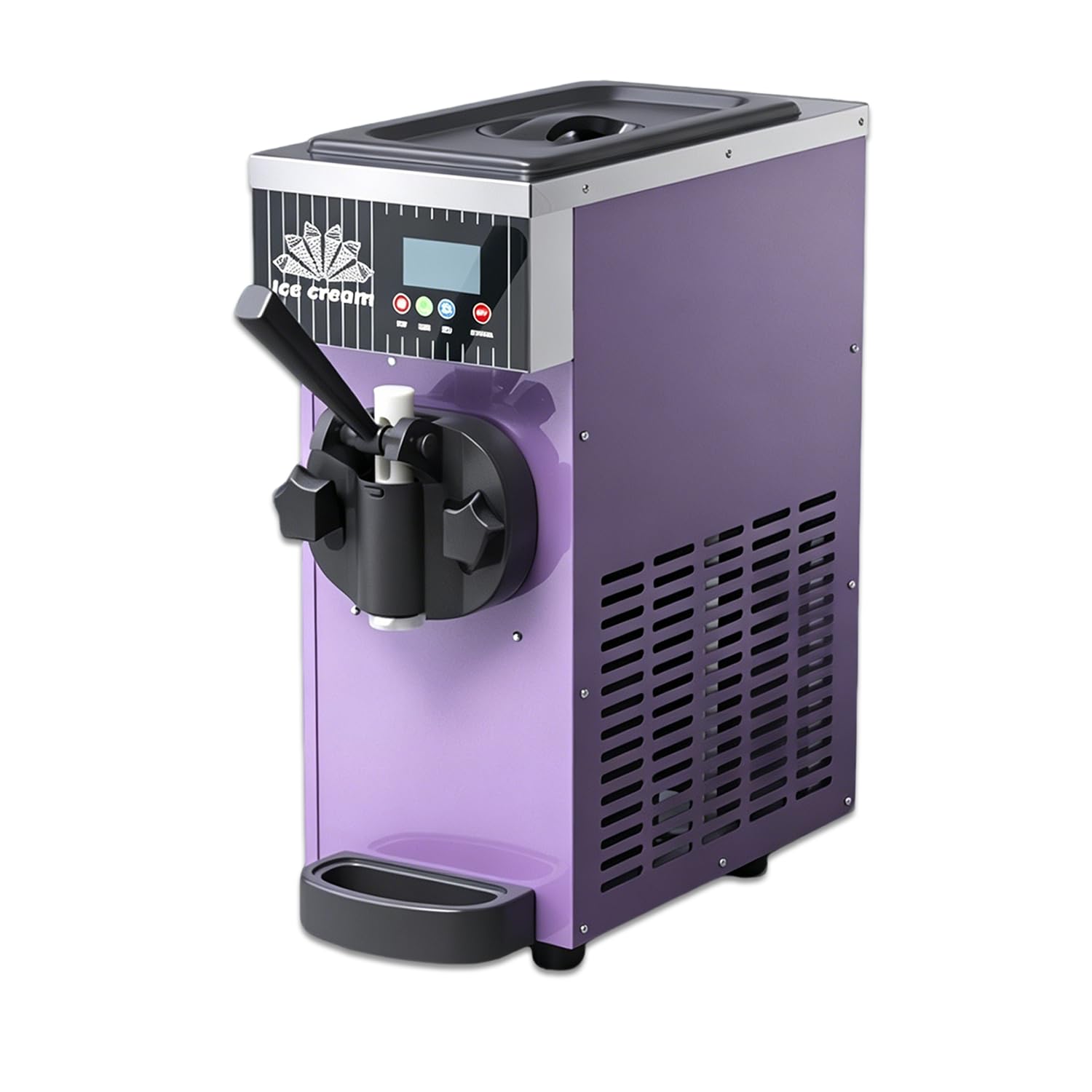 Máquina Comercial de Helado Suave, de sobremesa, producción eficiente, Ahorra Espacio, Ideal para Bares, panaderías y Eventos. 4