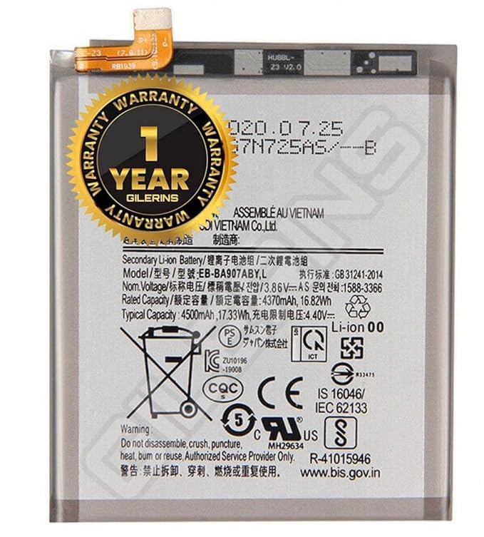Image of Original EB-BA907ABY Battery for Samsung Galaxy S10 Lite Battery with 1 Year Warranty****(LR62)