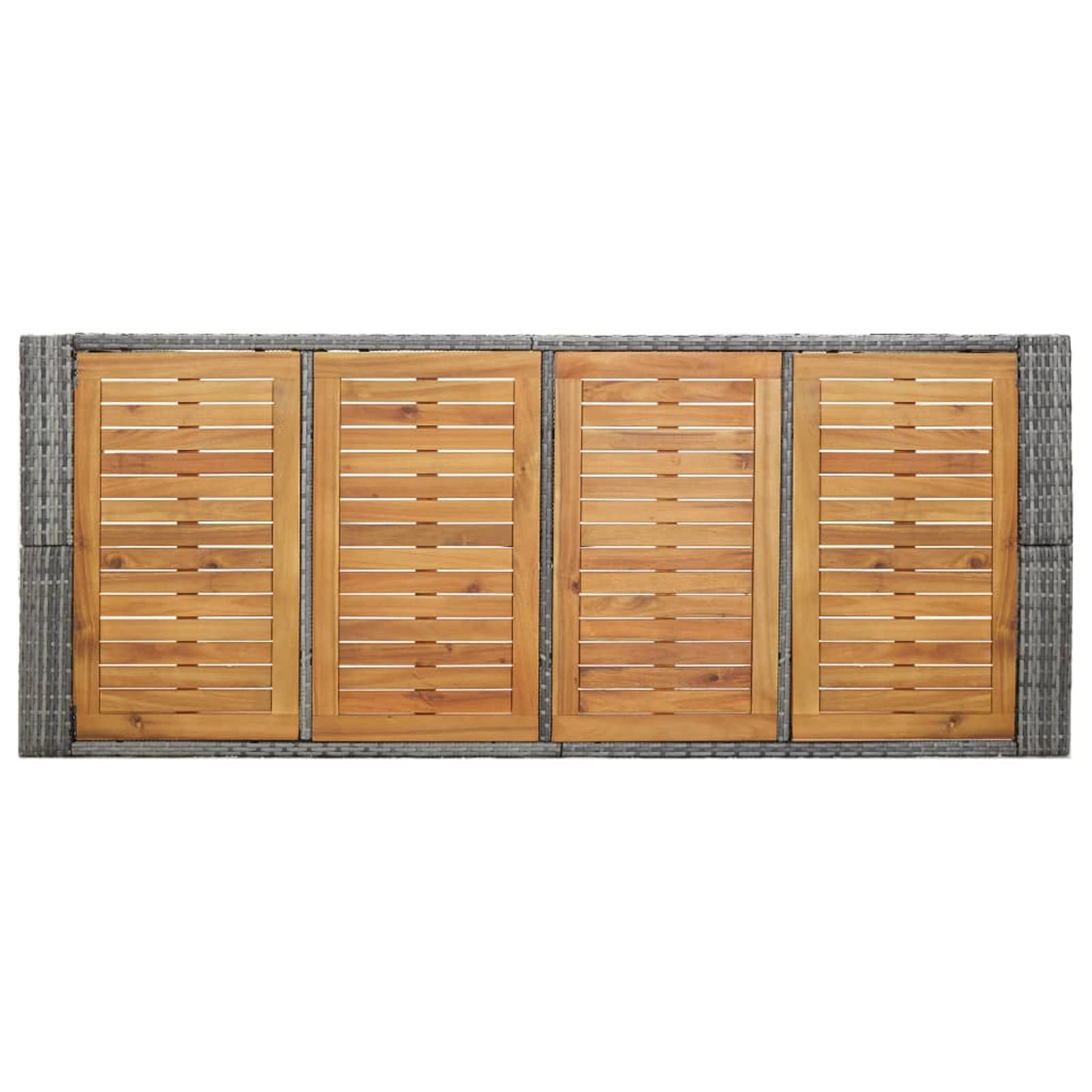 Homgoday Set Muebles Bar Jardín, 9Piezas y Cojines Patio Terraza Conjunto Casa Exterior Comedor Aire Libre Mesa Silla Asientos Ratán Sintético
