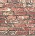 Brewster Wallcovering Co FD23287 Loft Red Brick Wallpaper,