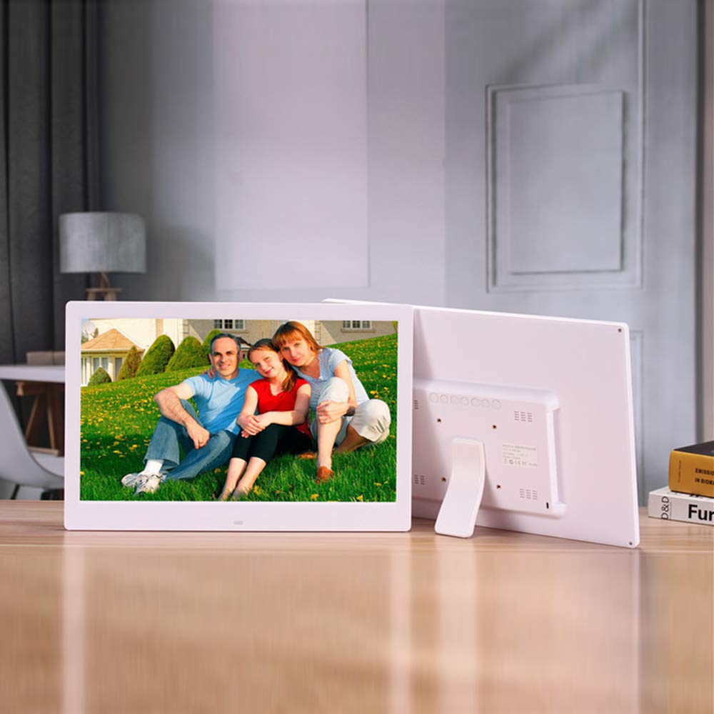 Générique Cadre Photo électronique Noir Android 17,3 Pouces, Lecteur vidéo HD IPS, Affichage Plein écran, résolution 1920 x 1080, Affichage Photo électronique