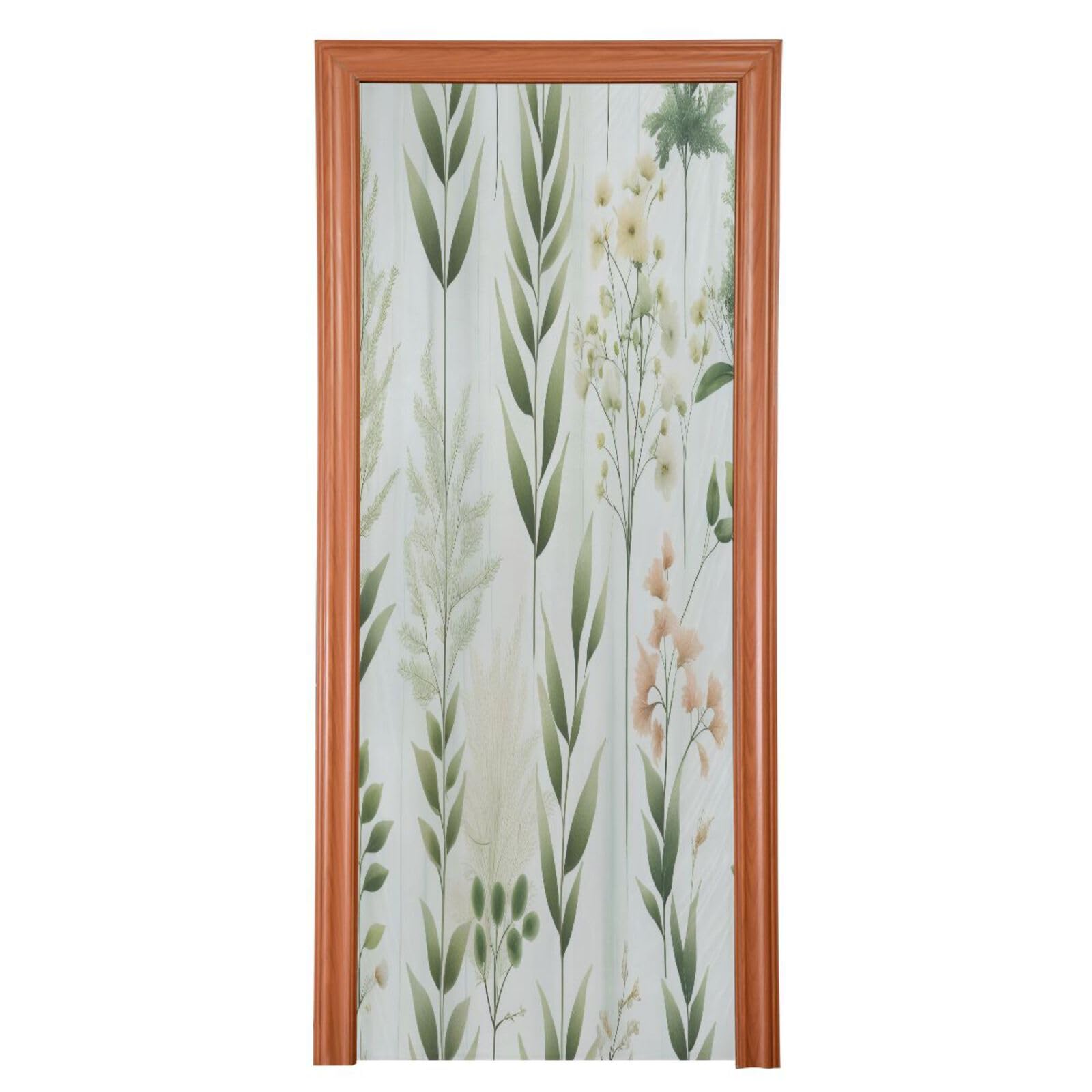 FLildon Nature Leaves Door Cover Decoration, Party Accessory Porch Decor for Festive Ornament Room Door Covers 36 x 98 Inch