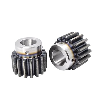 High Precision Motor Spur Gear 1pcs 25 Teeth 2.5M Spur Gear with Step Keyway Bore 16/18/20/22/24/25/28/30/32mm Steel 25T 2.5 Module Motor Gear28mm Keyway 8mm