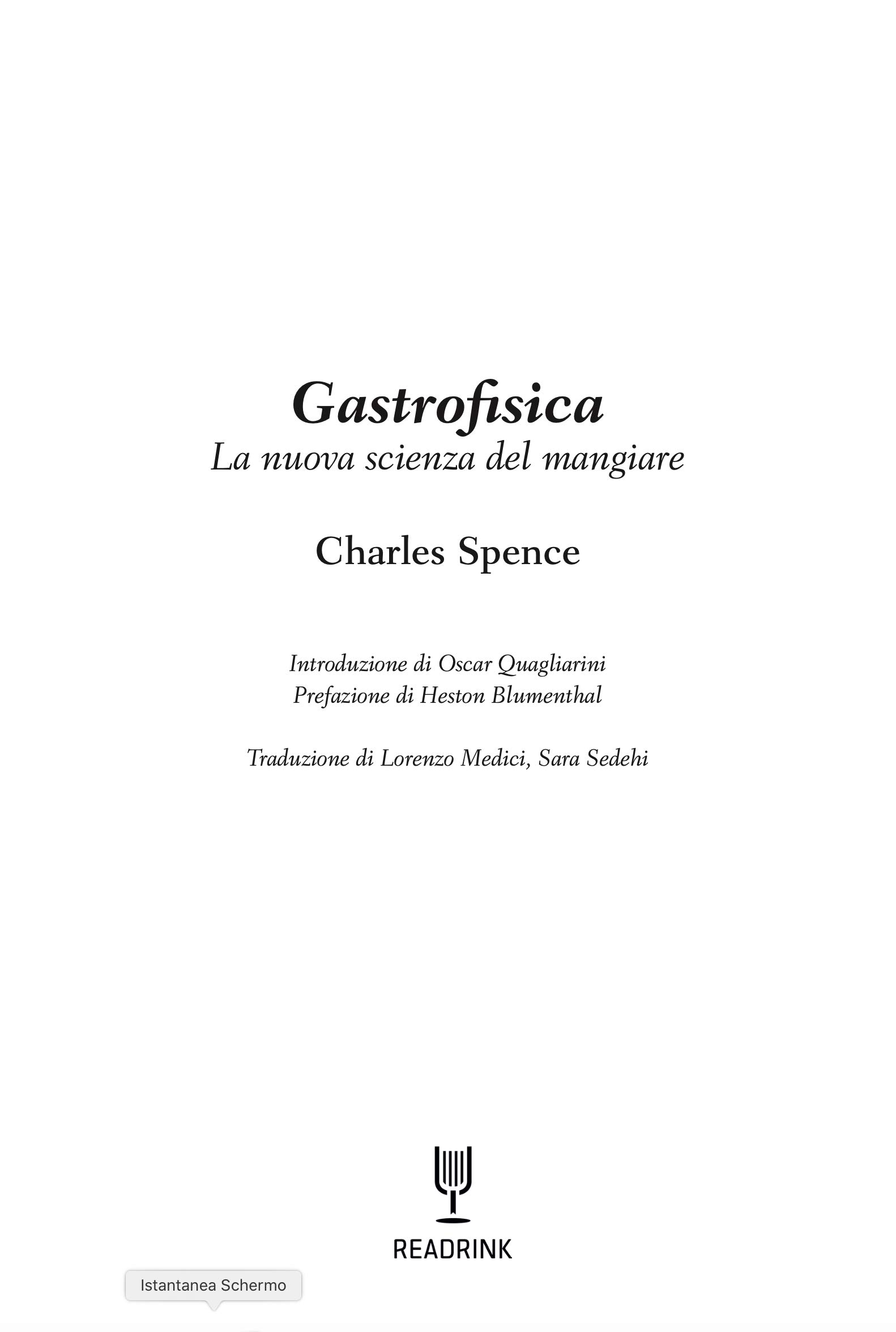 Gastrofisica. La nuova scienza del mangiare
