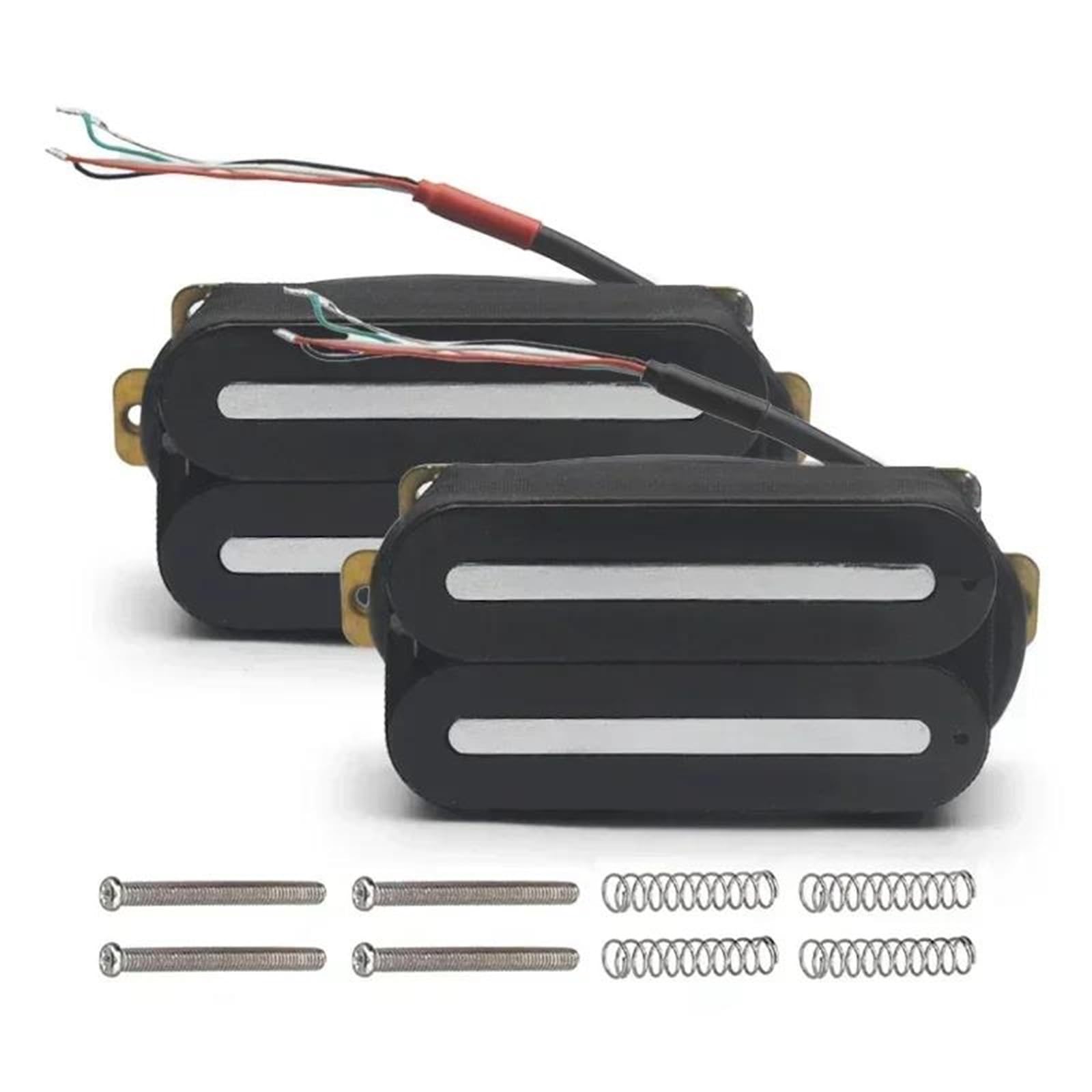 Rofesjonalnych Przetwornik Do Gitary Elektrycznej Przetwornik Z Rozdzielaniem Cewek W Kolorze Czarnym | Super Power Podwójna szyna ceramiczna Humbucker gitara elektryczna N-10K/B-16K przetwornik z podwójną cewką (czarny N i B)