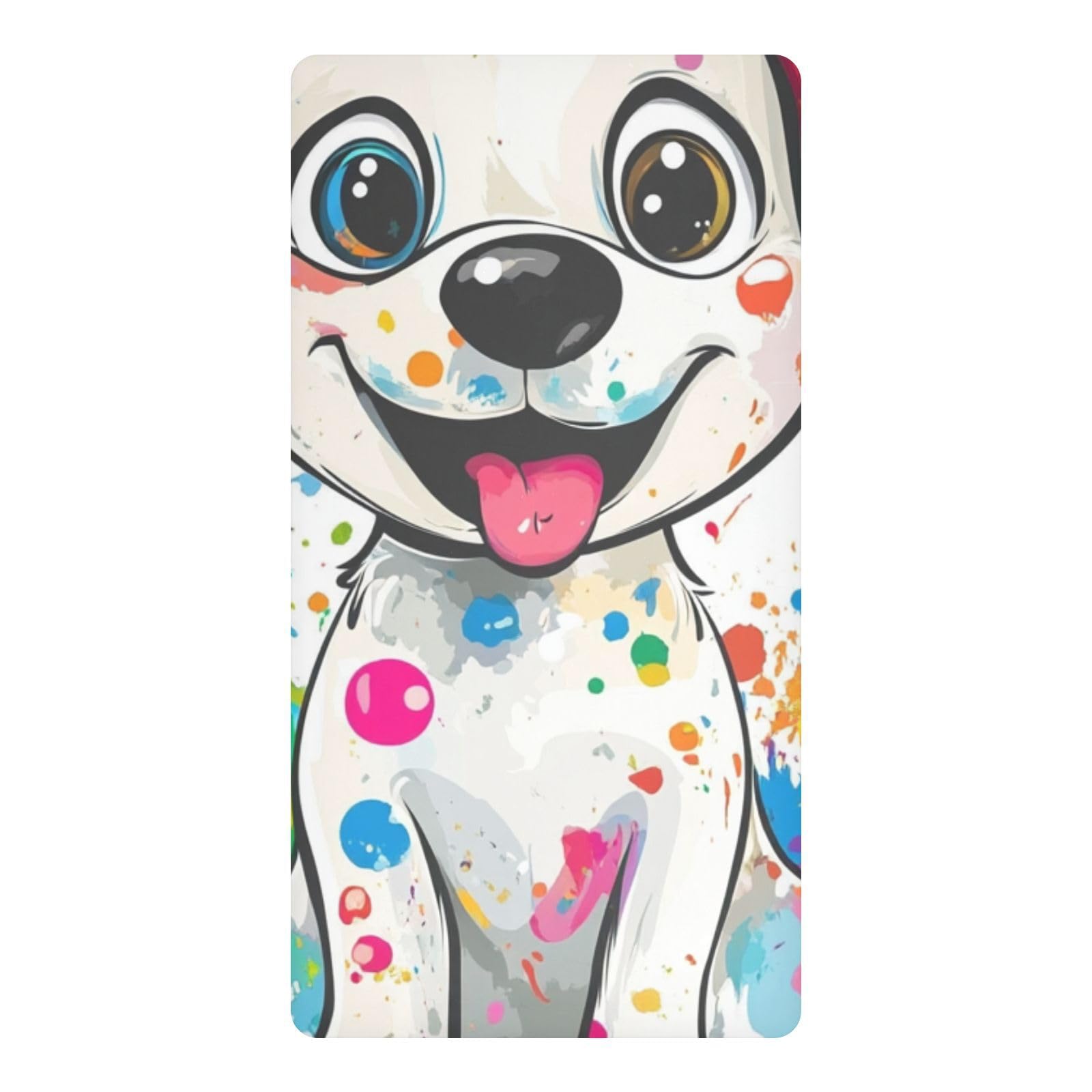 Draps de berceau imperméables Labrador pour lit bébé garçon de 132x71 cm