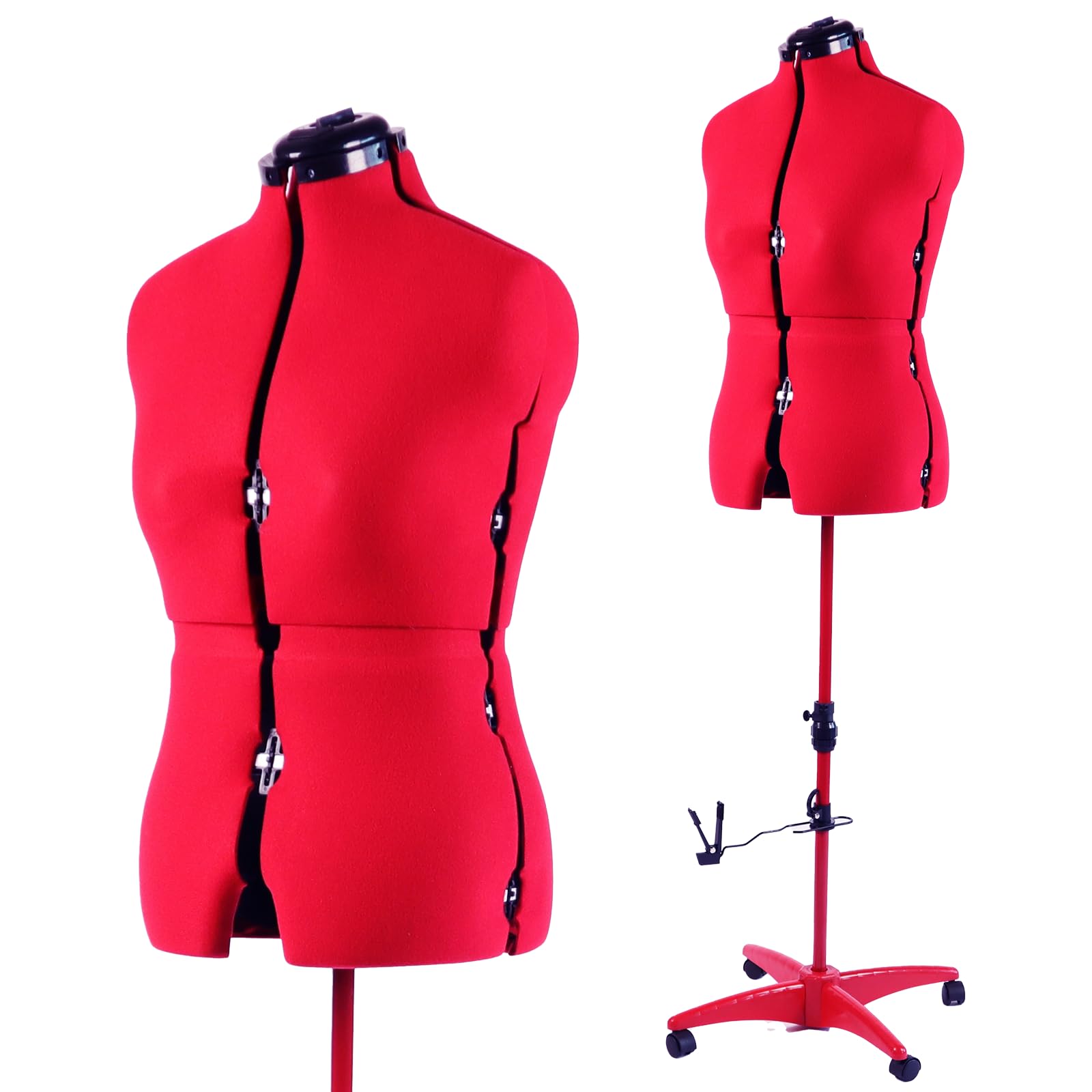 PDM WORLDWIDE Dress Form Adjustable Female Mannequin for Sewing