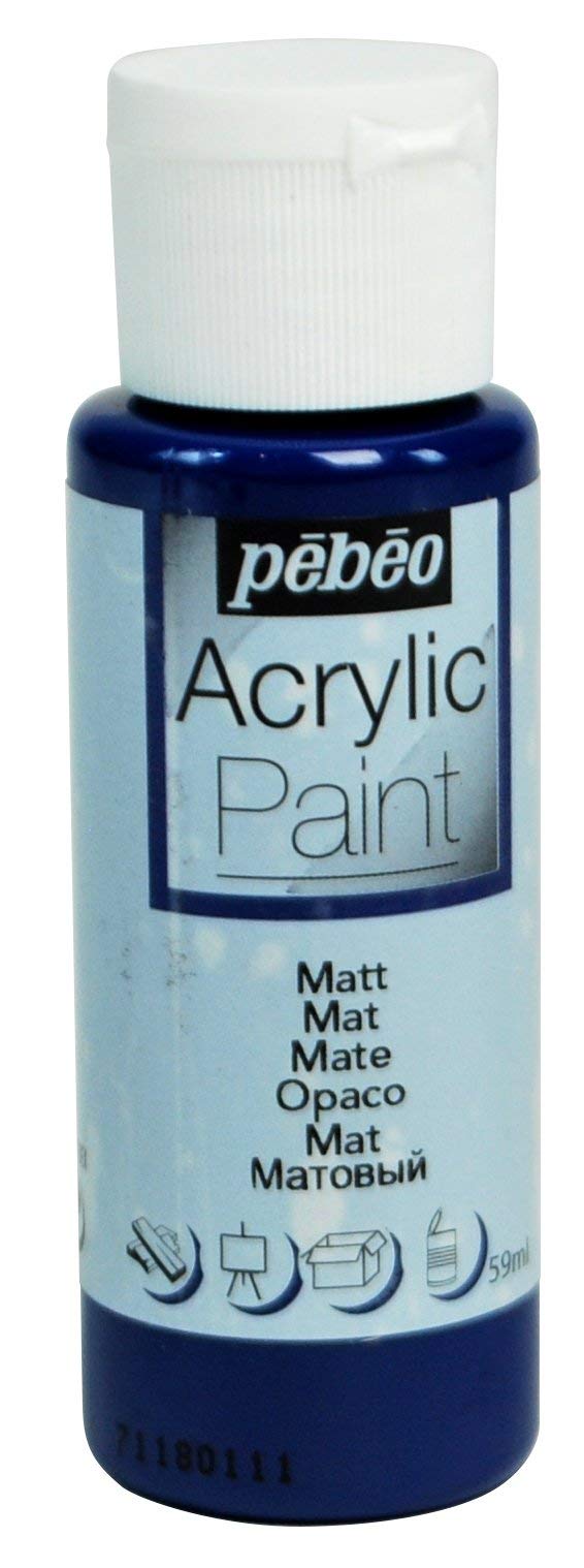 PEBEO 97829 ACRYLIC 59ML MATT NAVY BLUE, 3.3 x 3.3 x 10 cm
