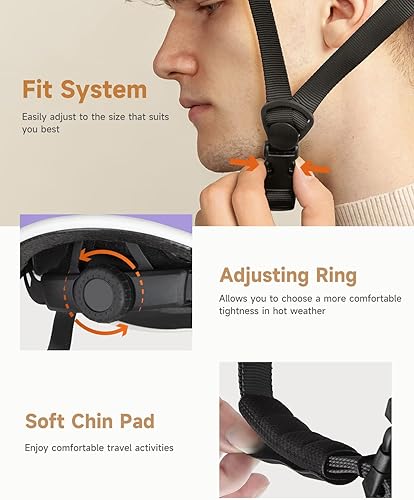 Miniatura 5 de Findway Casco de Bicicleta Pro para Adultos, Casco de Ciclismo Ajustable para Hombres y Mujeres [Certificado de Seguridad] Casco de Bicicleta para