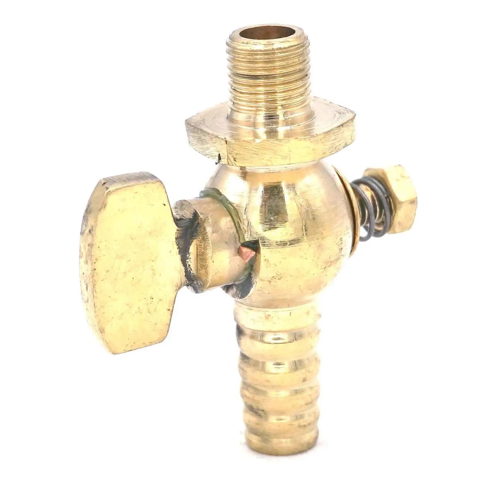 Robinet anti-fuite laiton 1/2 mâle BSP pour tuyau de carburant 8mm