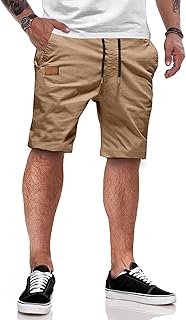 Sponsored You’re seeing this ad based on the product’s relevance to your search query.Learn more about this advertisement JMIERR Men's Summer Chino Shorts, Cotton, Elasticated Waist, with Pockets