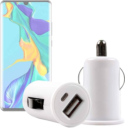 DURAGADGET Cargador Mechero del Coche con Puerto USB para Smartphone Huawei P30 Pro, Huawei P30 DURAGADGET Cargador Mechero del Coche con Puerto USB para Smartphone Huawei P30 Pro, Huawei P30