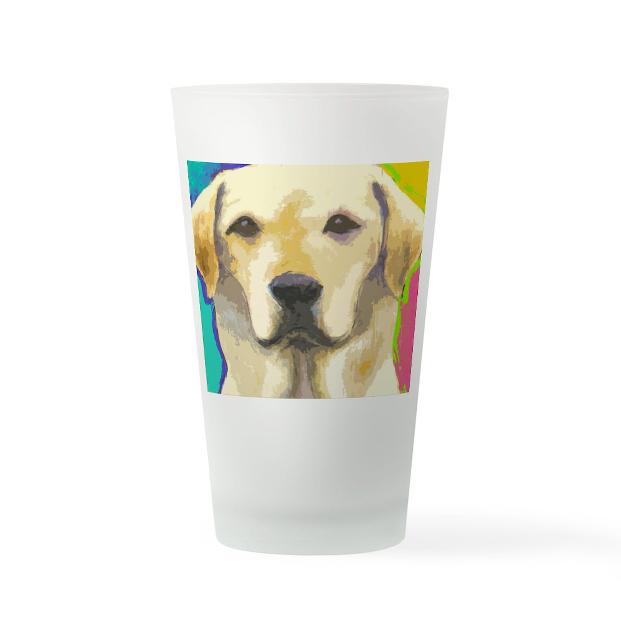 CafePress Yellow Lab Cafepress Pint Glass, 16 oz. Drinking Glass