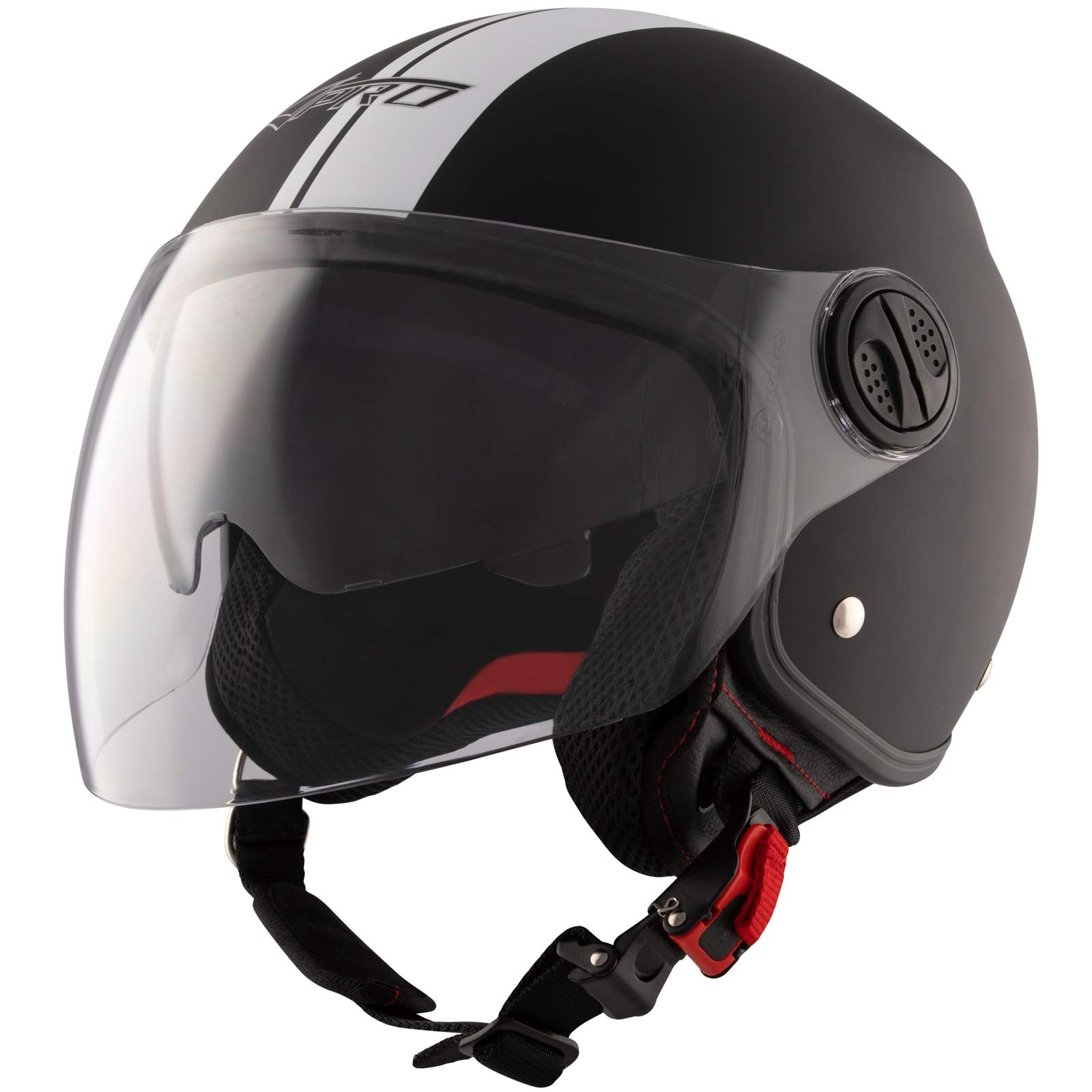 Casco Jet Moto Scooter Quad Omologato ECE 22 06 Visiera Sonicmoto - 4